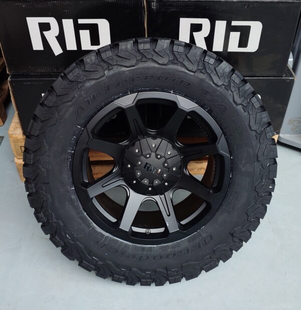 4x Felgen RID R05 9x18 ET10 6x139,7 + 4x Reifen BF KO2 285/65/18