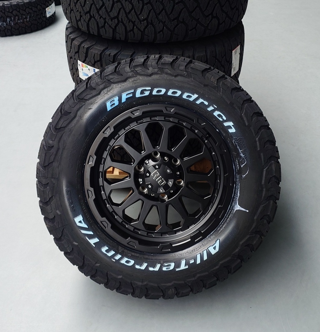 4x Felgen RID R07 9x17 ET10 6x139,7 + 4x Reifen BF Goodrich KO3 275/65/17