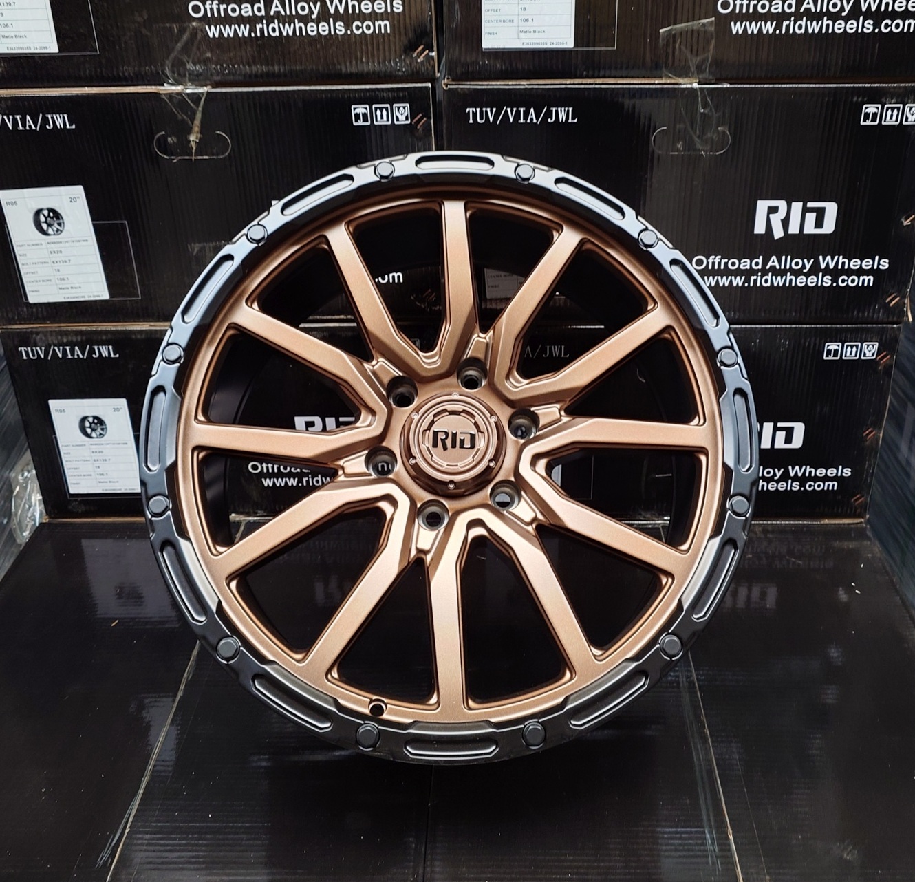 4x Felgen RID R06 9,5x20 ET20 6x139,7 – Bild 2