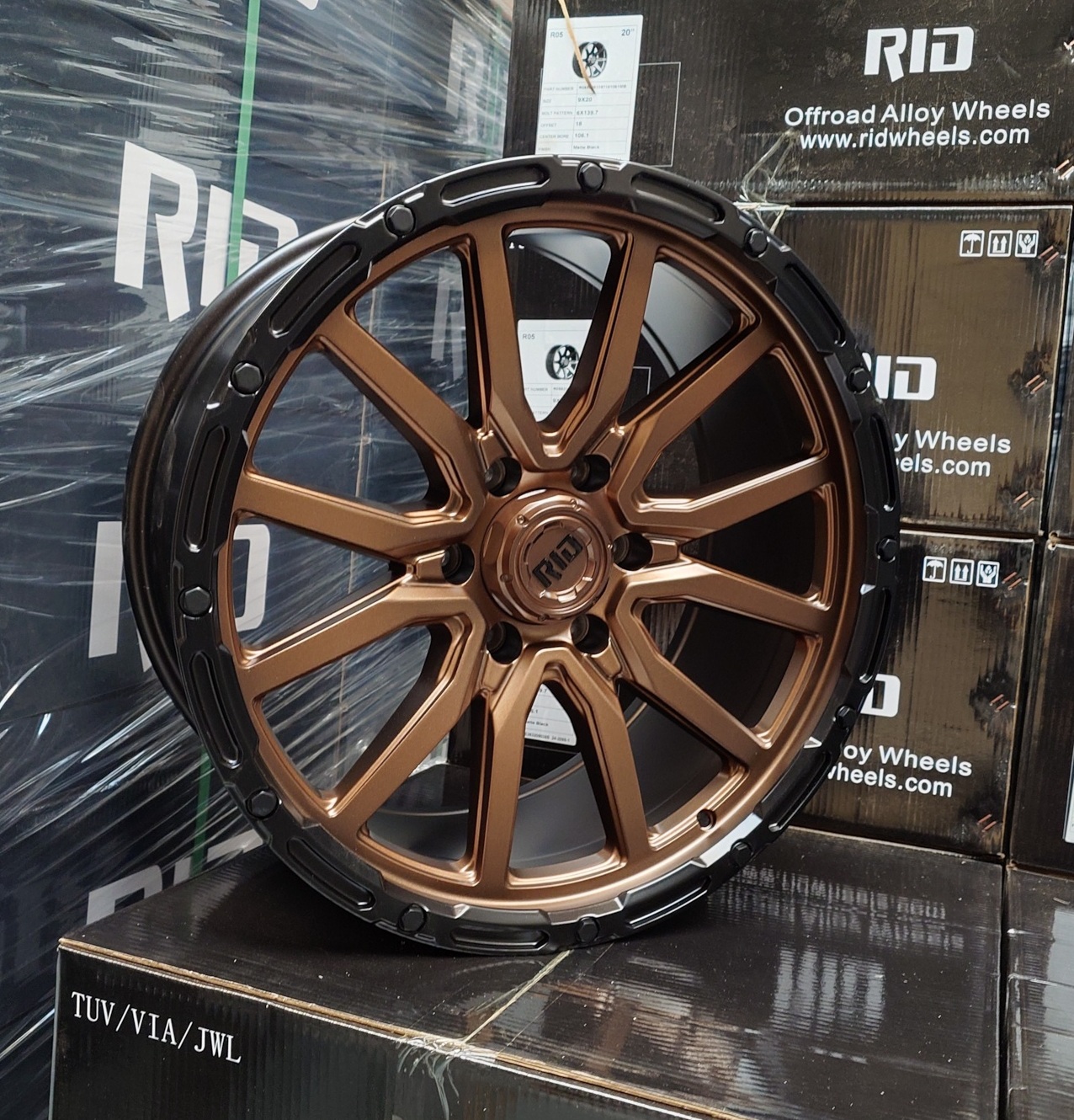 4x Felgen RID R06 9,5x20 ET20 6x139,7 – Bild 5