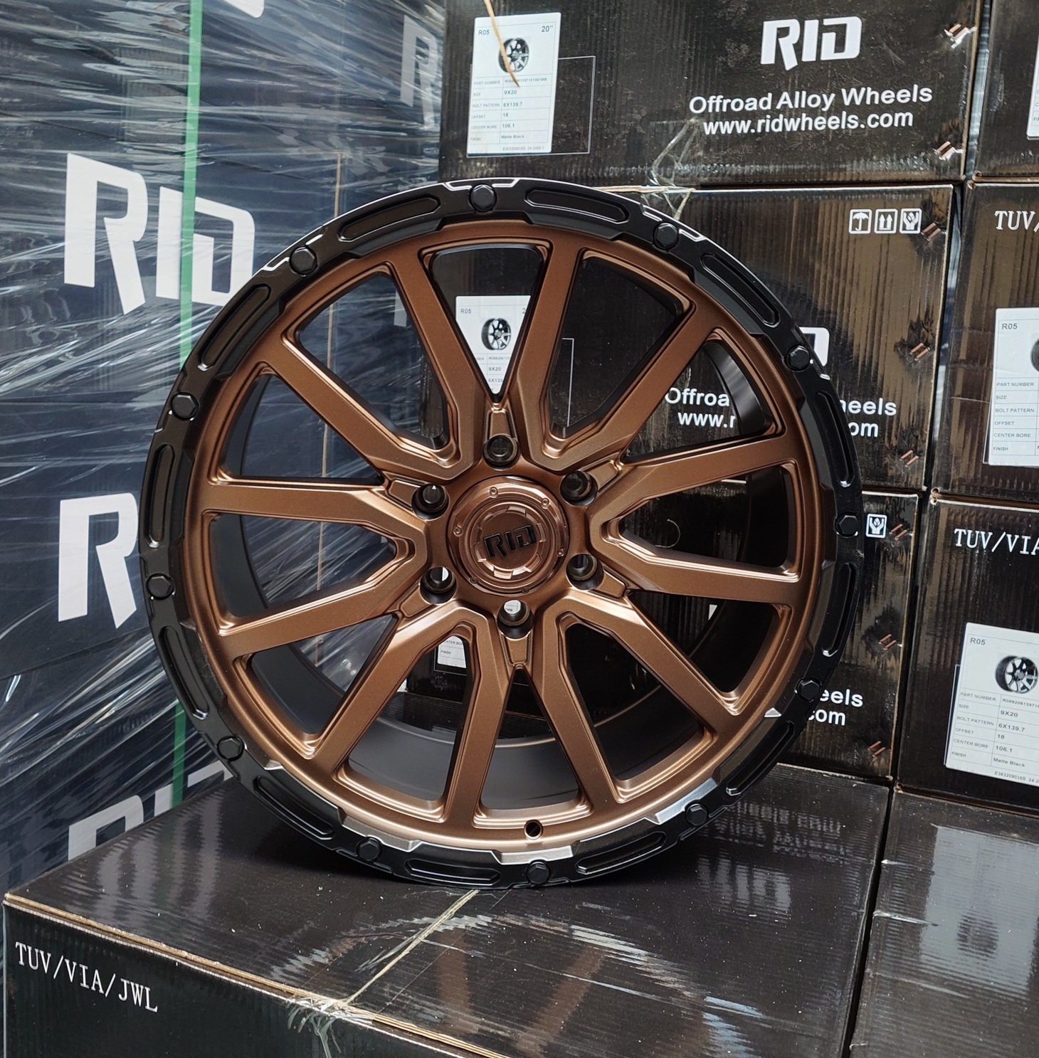 4x Felgen RID R06 9,5x20 ET20 6x139,7 – Bild 4