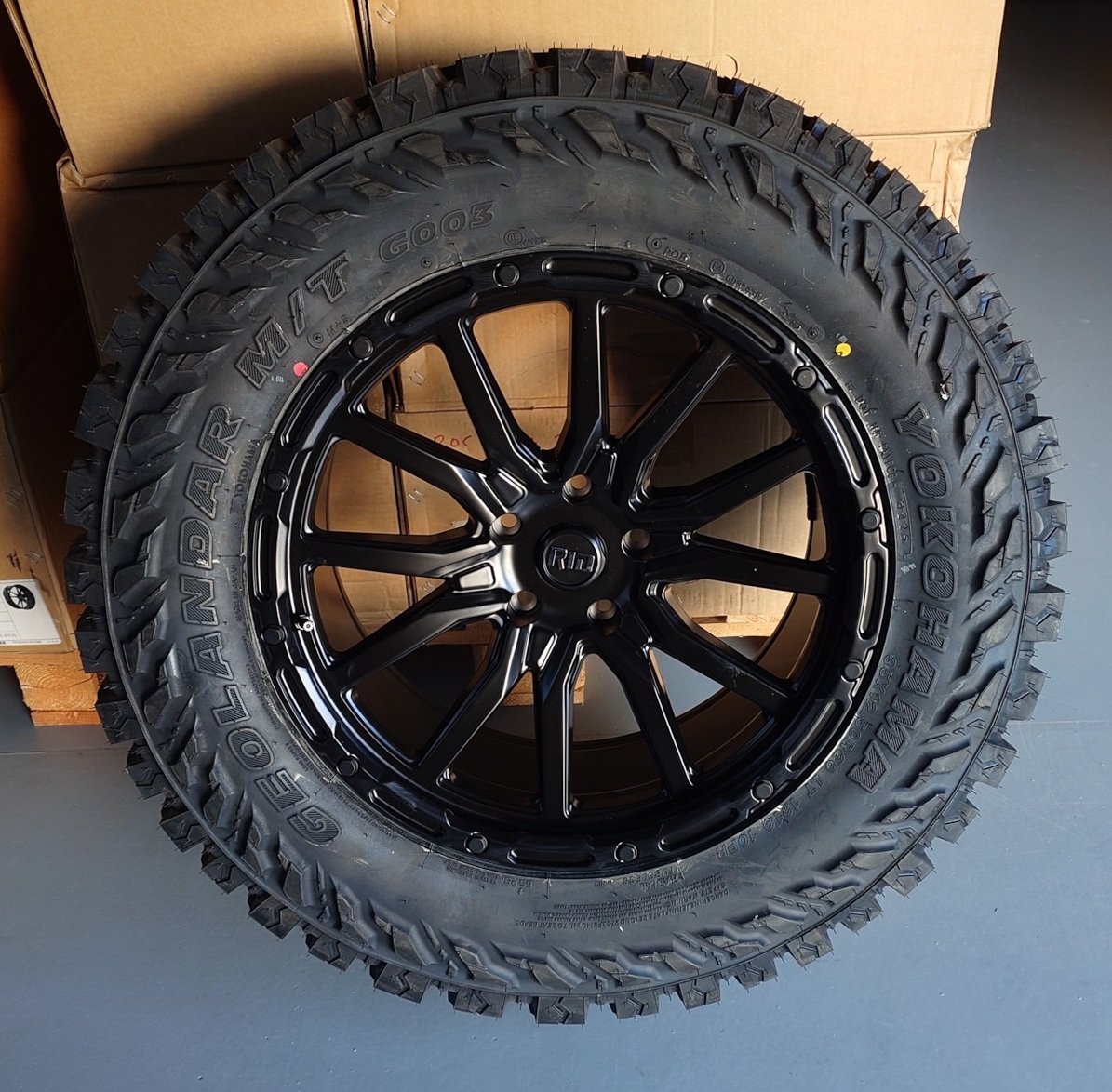 4x Felgen RID R06 9,5x20 ET20 5x127 + 4x Reifen YOKOHAMA G003 33x12,5x20 – Bild 2