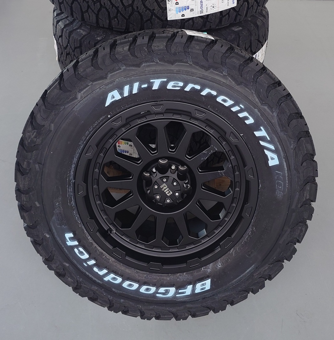 4x Felgen RID R07 9x17 ET10 6x139,7 + 4x Reifen BF Goodrich KO3 265/70/17